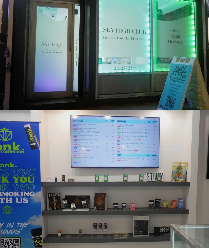 Sky high club inside